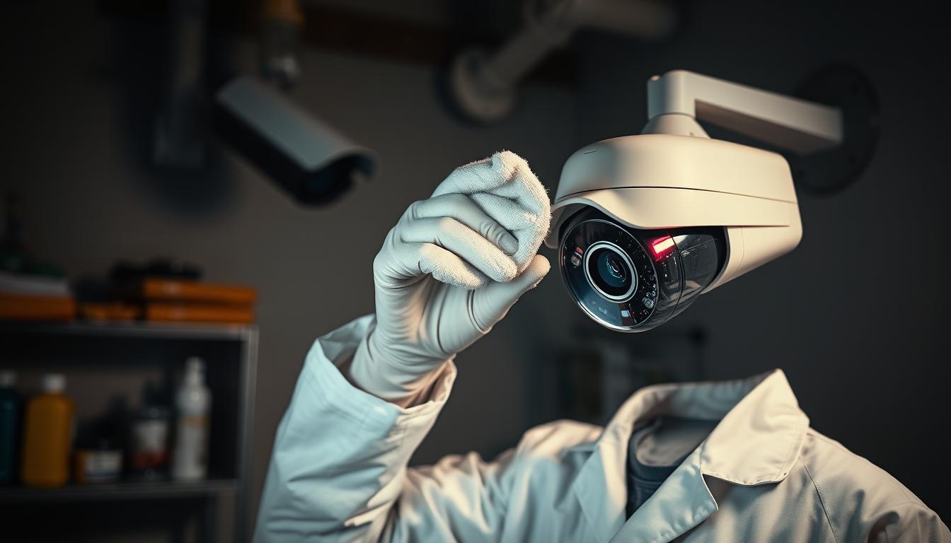 CCTV camera cleaning frequency