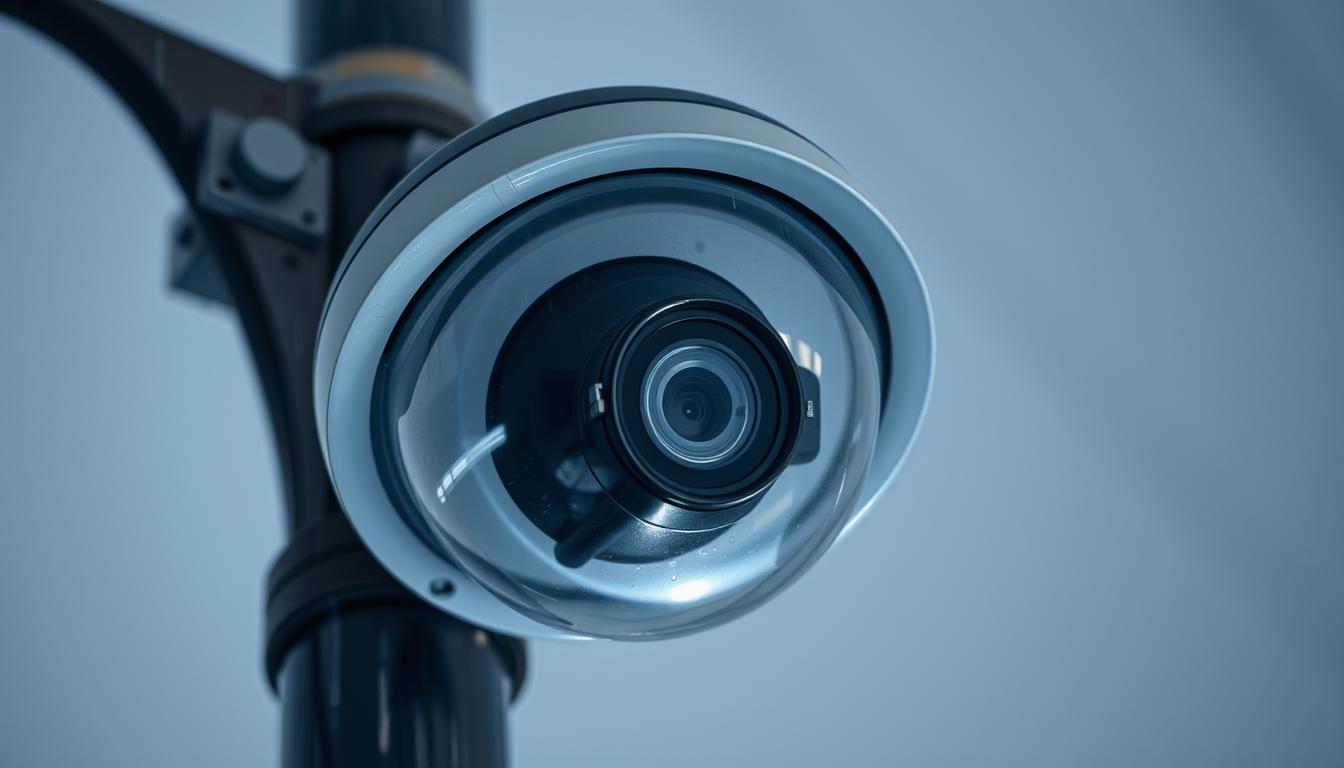 CCTV camera protection against rain