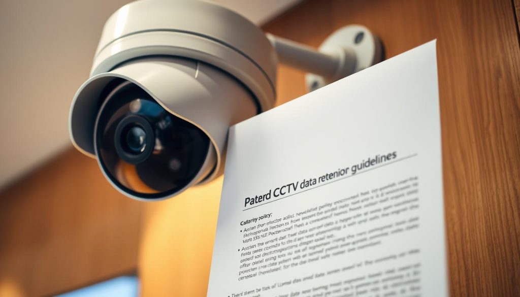 CCTV data retention policy