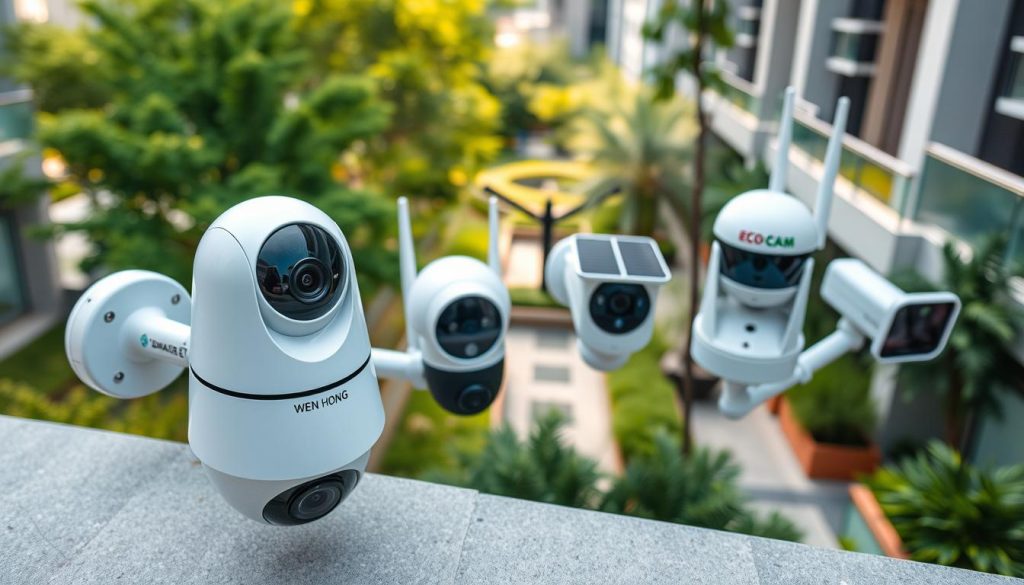 brand comparison of popular solar powered CCTV security cameras