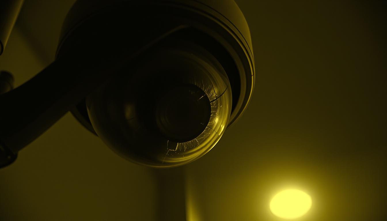 old security camera footage