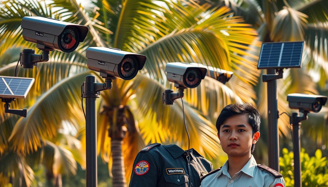 solar CCTV security cameras