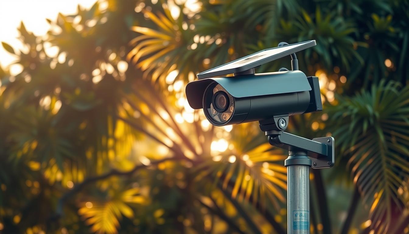 solar powered CCTV camera Hikvision