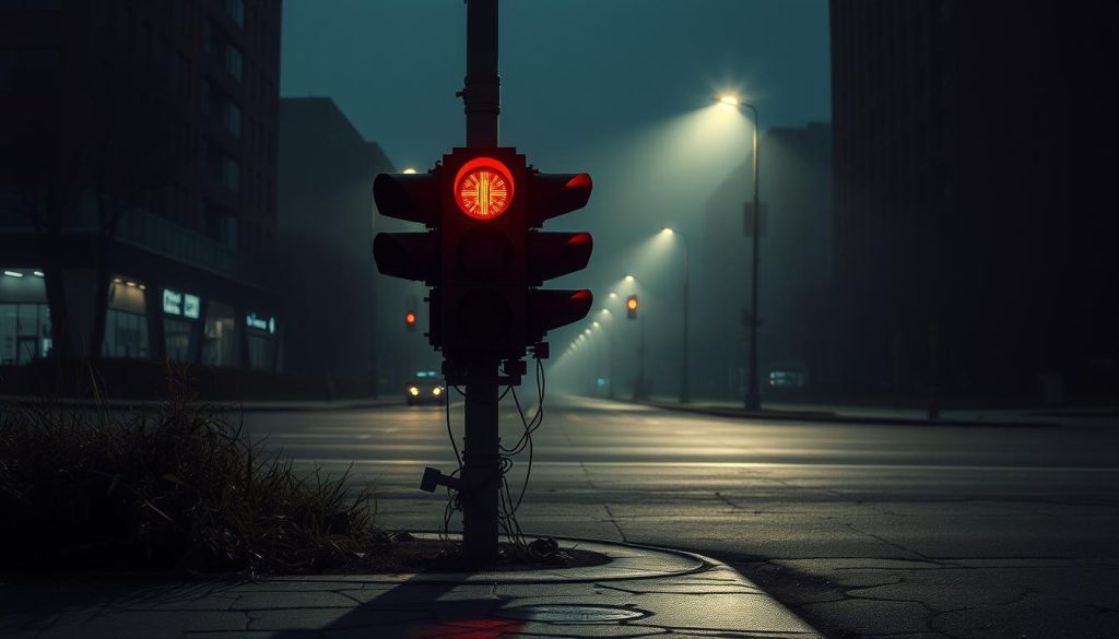 traffic signal malfunction