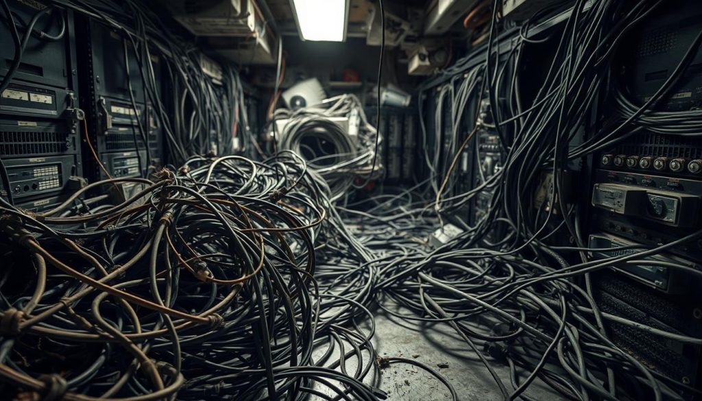 CCTV cabling problems