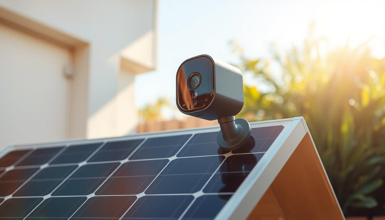 Ring security camera with solar