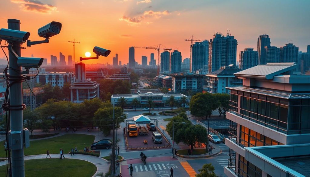 applications of solar CCTV