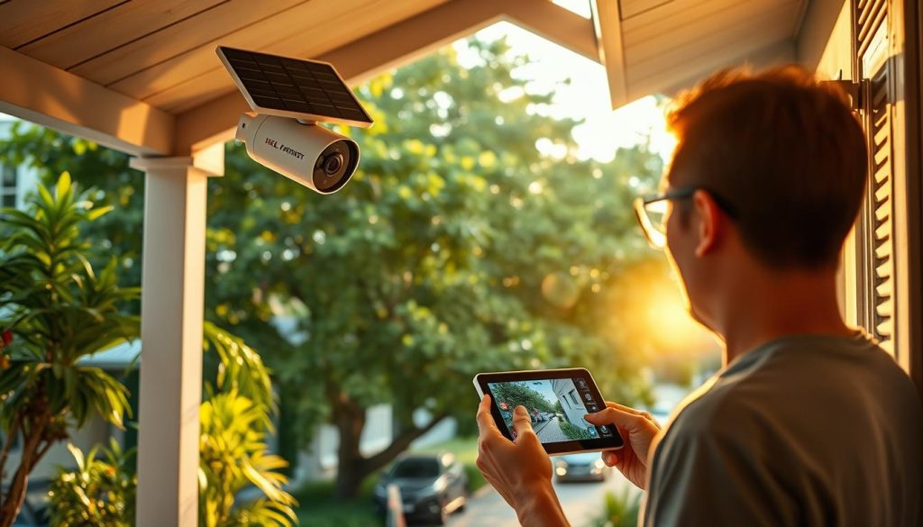 customer experiences with solar rechargeable security cameras