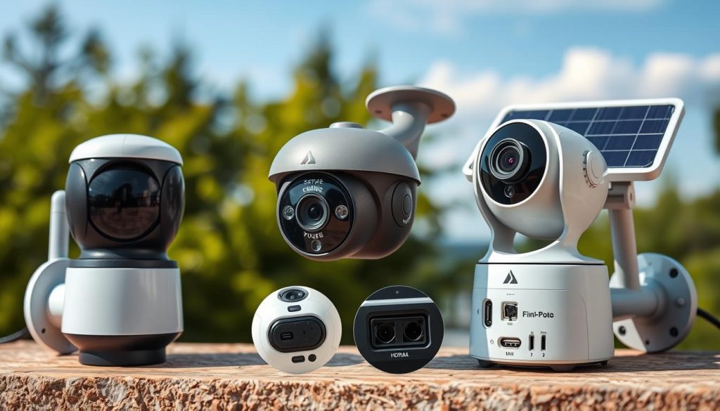 feature comparison of solar powered outdoor webcams