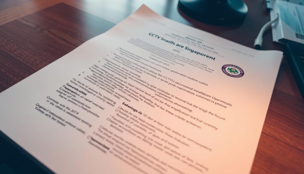 legal requirements for CCTV laws Singapore