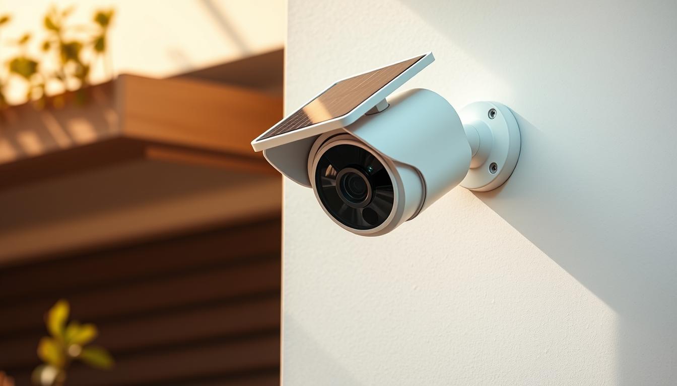 low power solar bullet camera