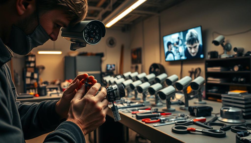 maintenance of security cameras