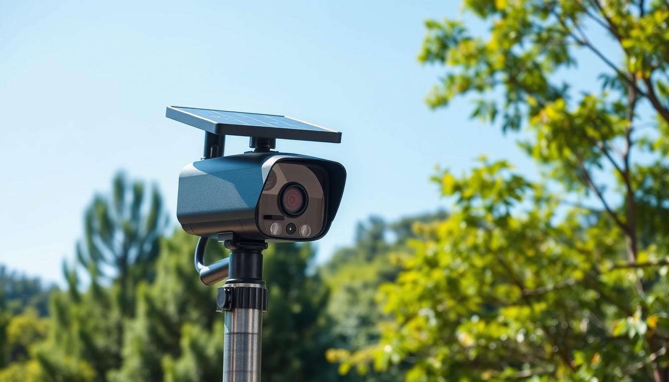 outdoor solar battery powered security camera