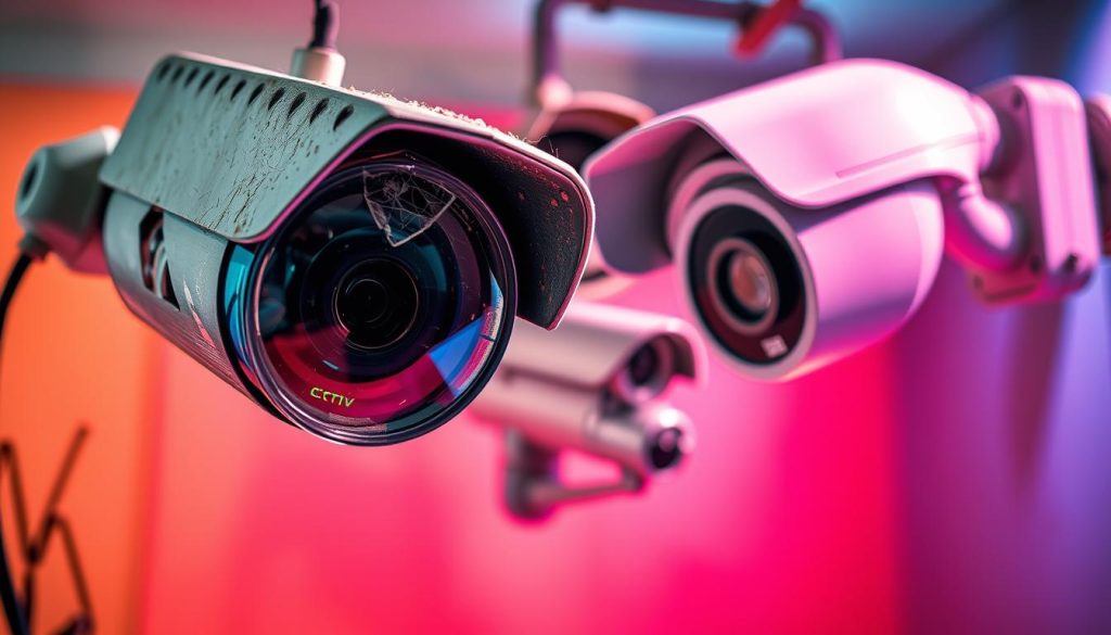 signs for CCTV camera replacement