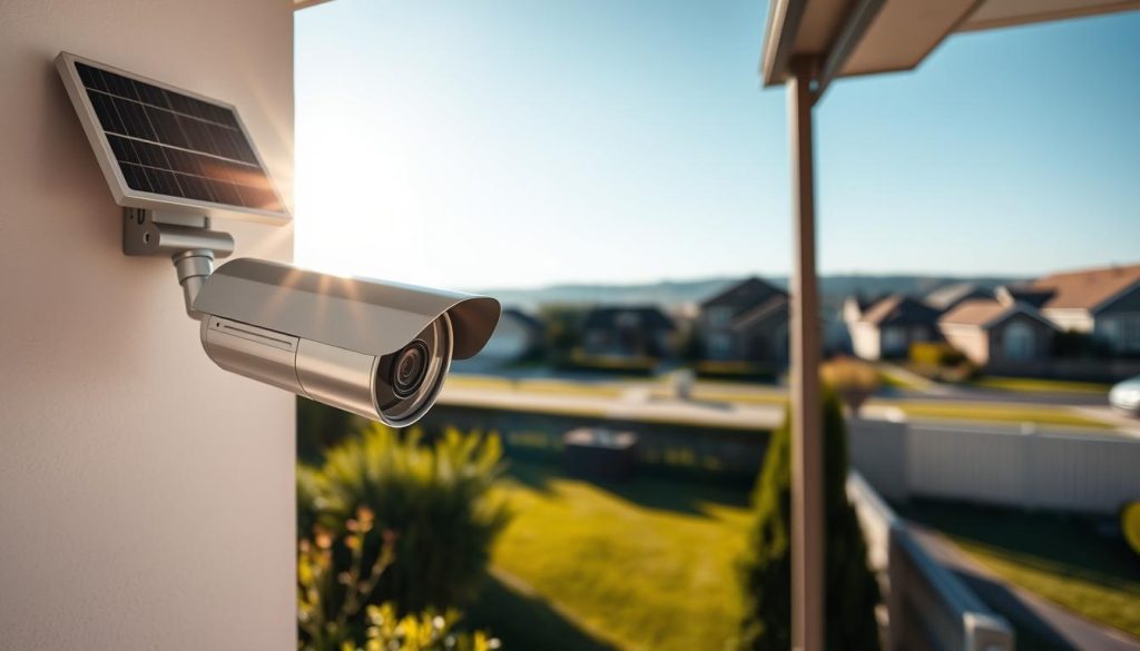 solar bullet cameras enhance home security