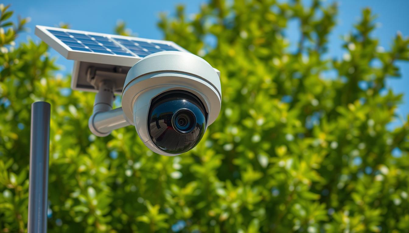 solar outdoor PTZ camera