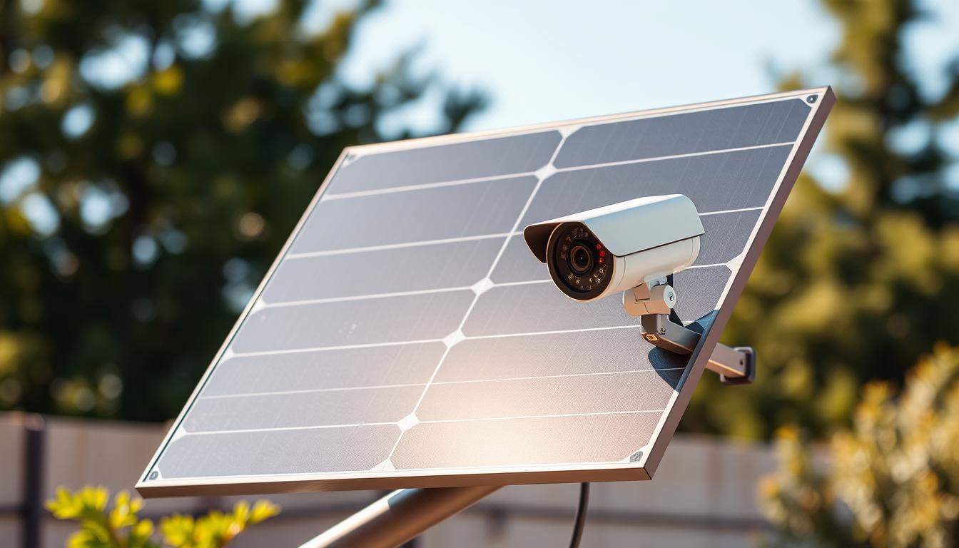 solar panel for PTZ camera