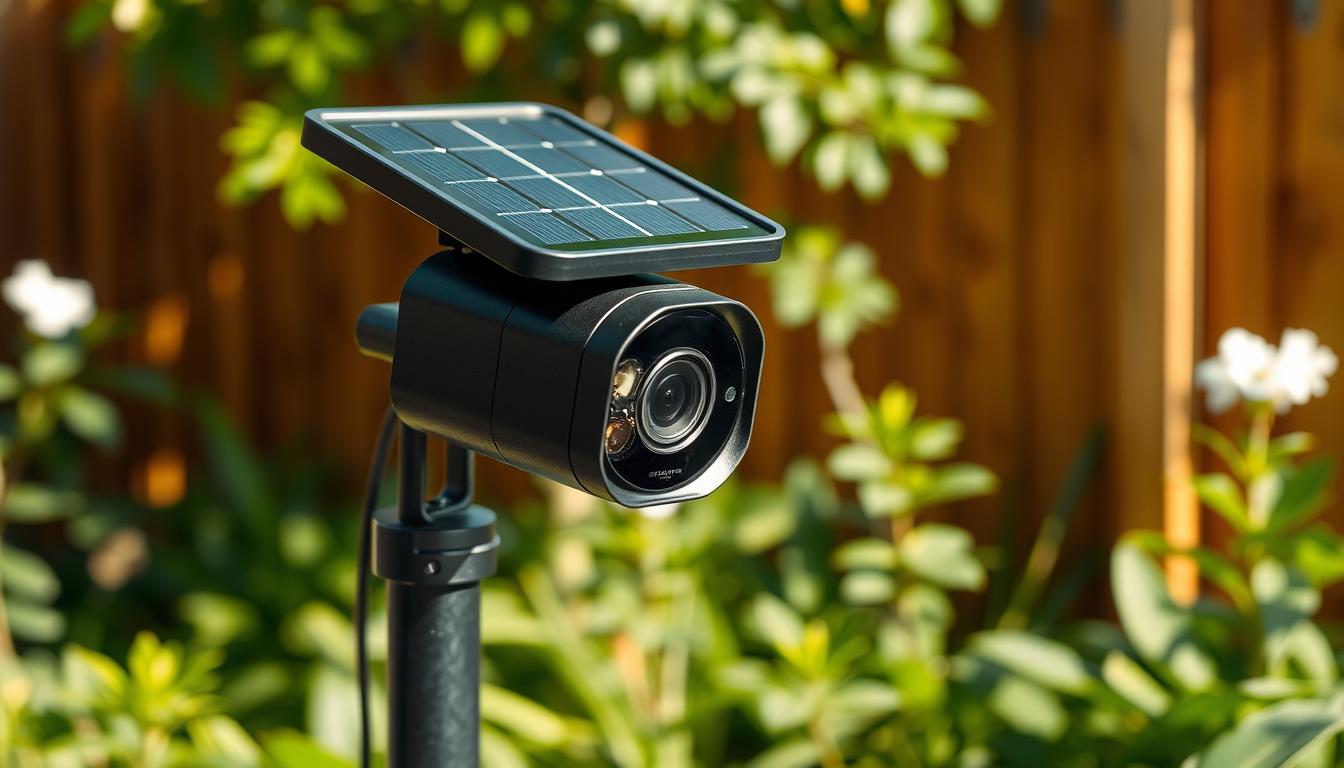 solar panel wifi security camera