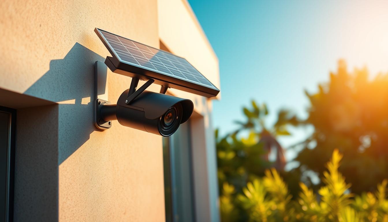 solar powered outdoor wireless security camera system