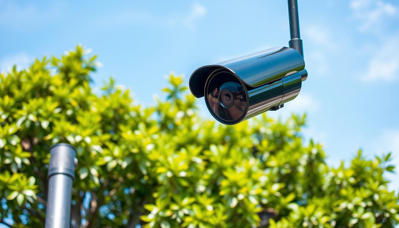 solar powered outdoor wireless surveillance camera