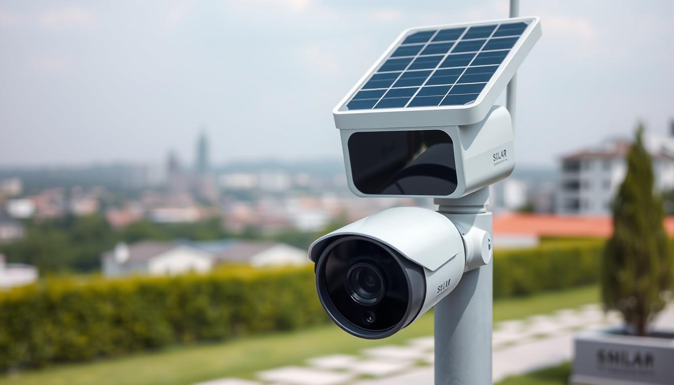 solar-powered security cameras