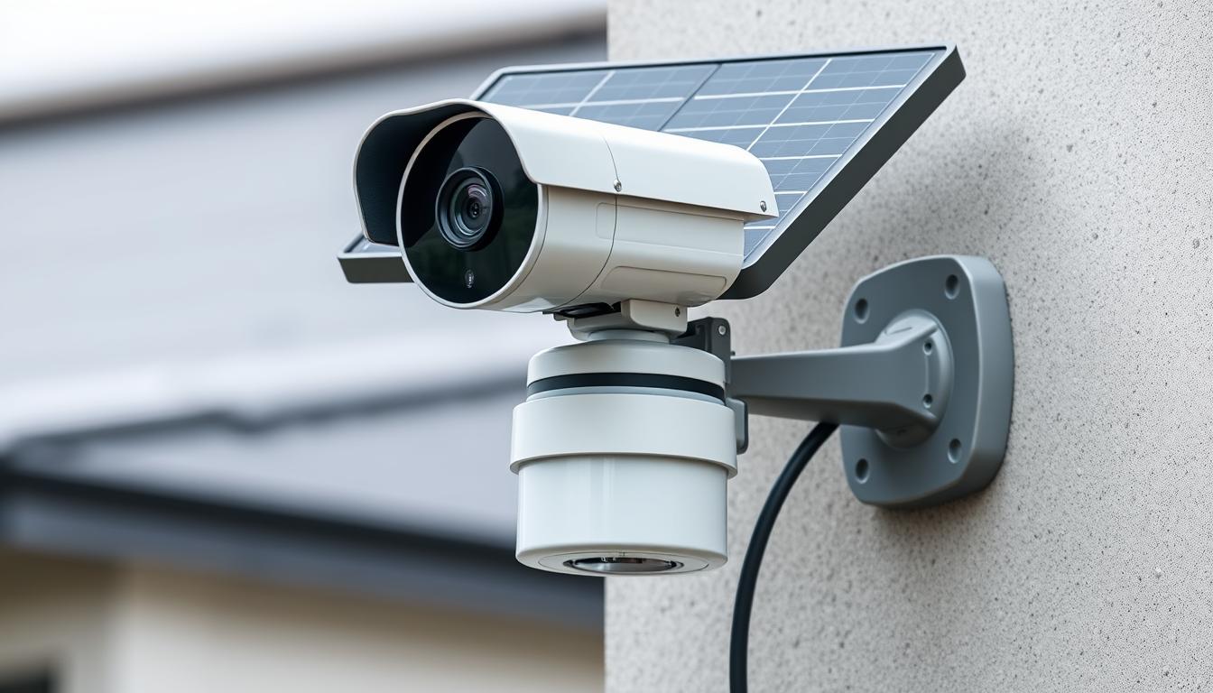 solar security camera with DVR technology