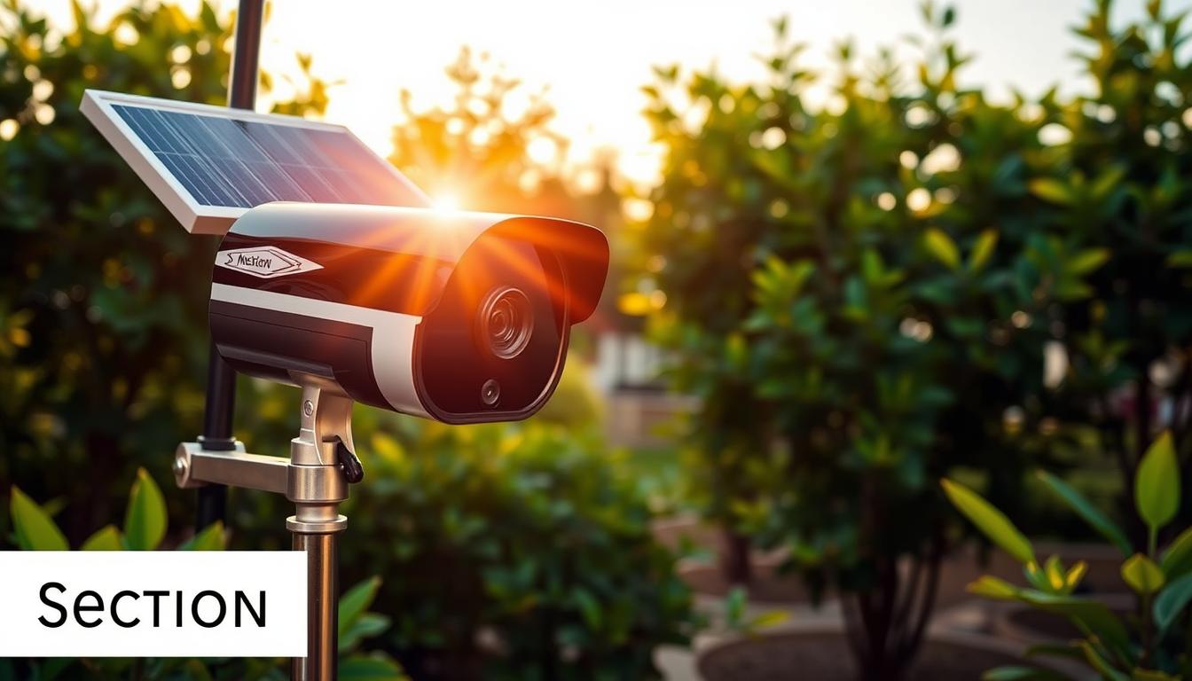 solar wireless video camera