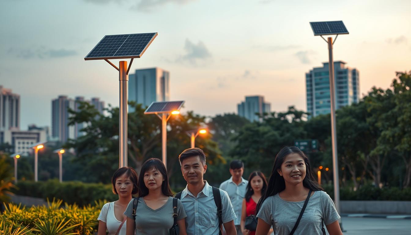 CCTV solar lights Singapore