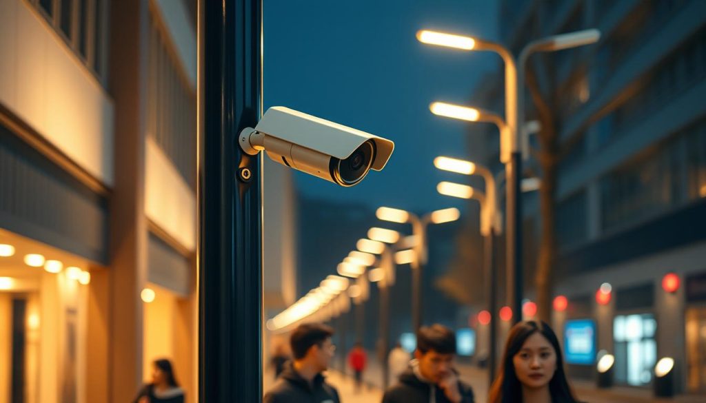 Street light cctv installation