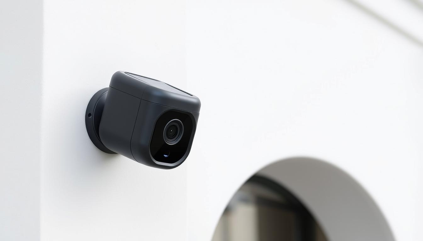 affordable solar-powered security camera