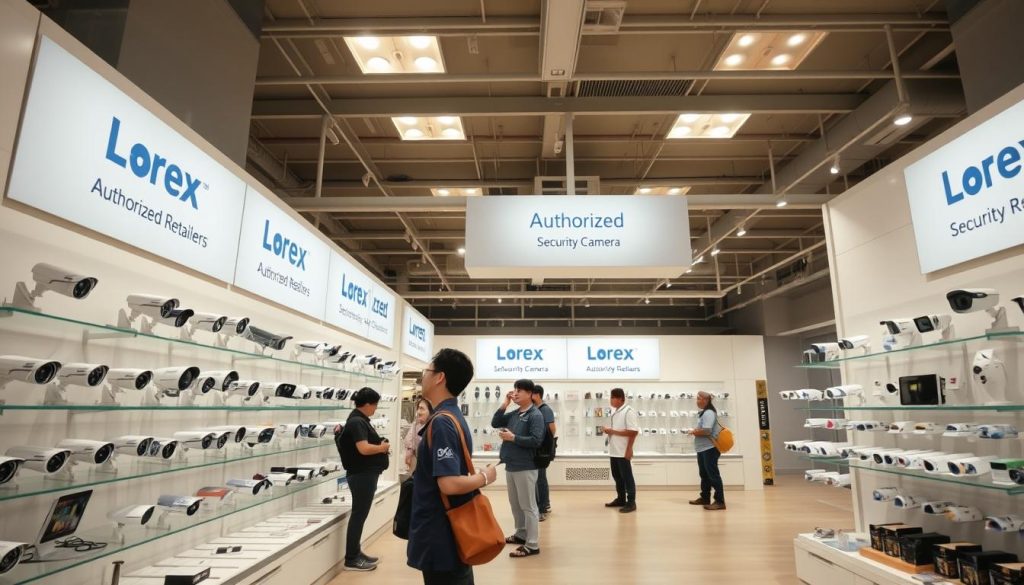 authorized retailers for security cameras