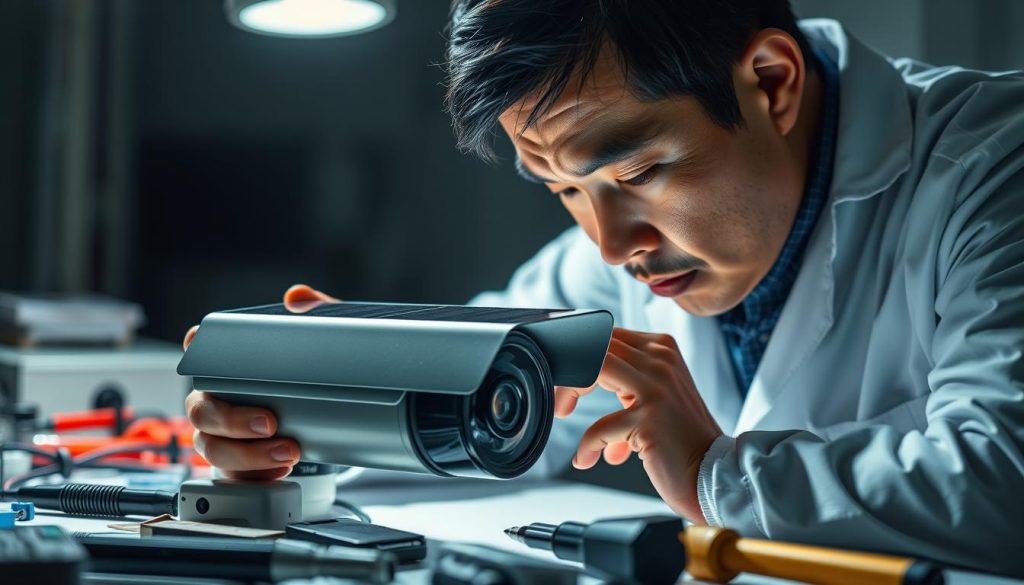 expert testing solar security cameras