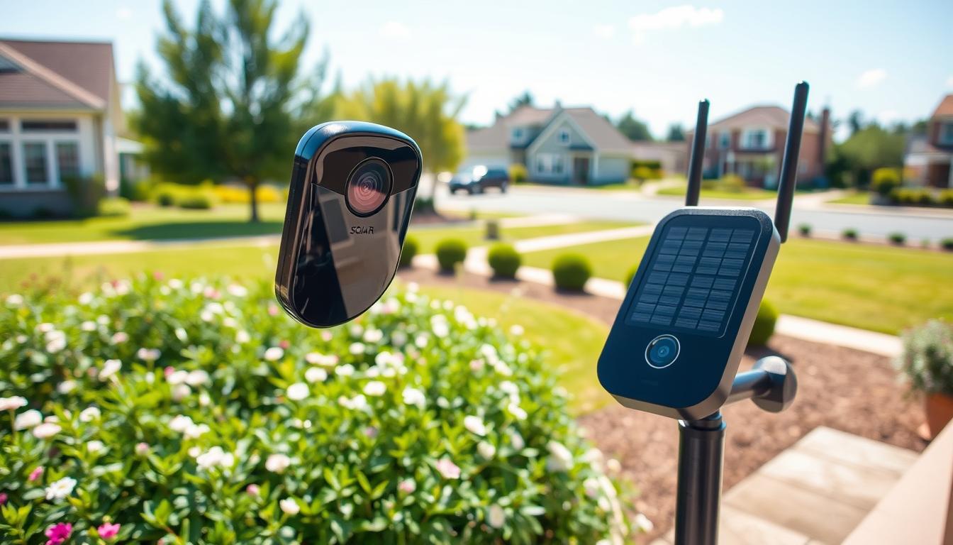 outdoor solar wireless security camera