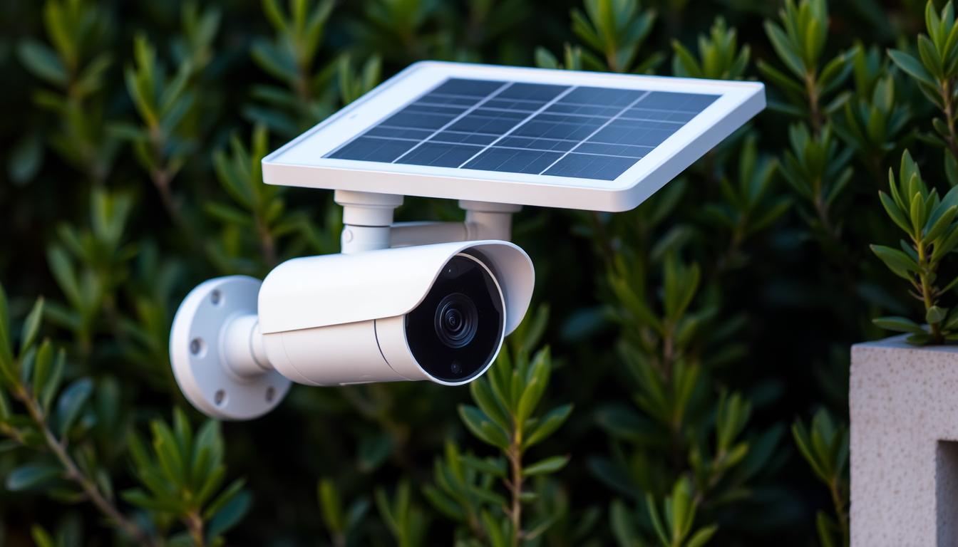 solar outdoor security camera system