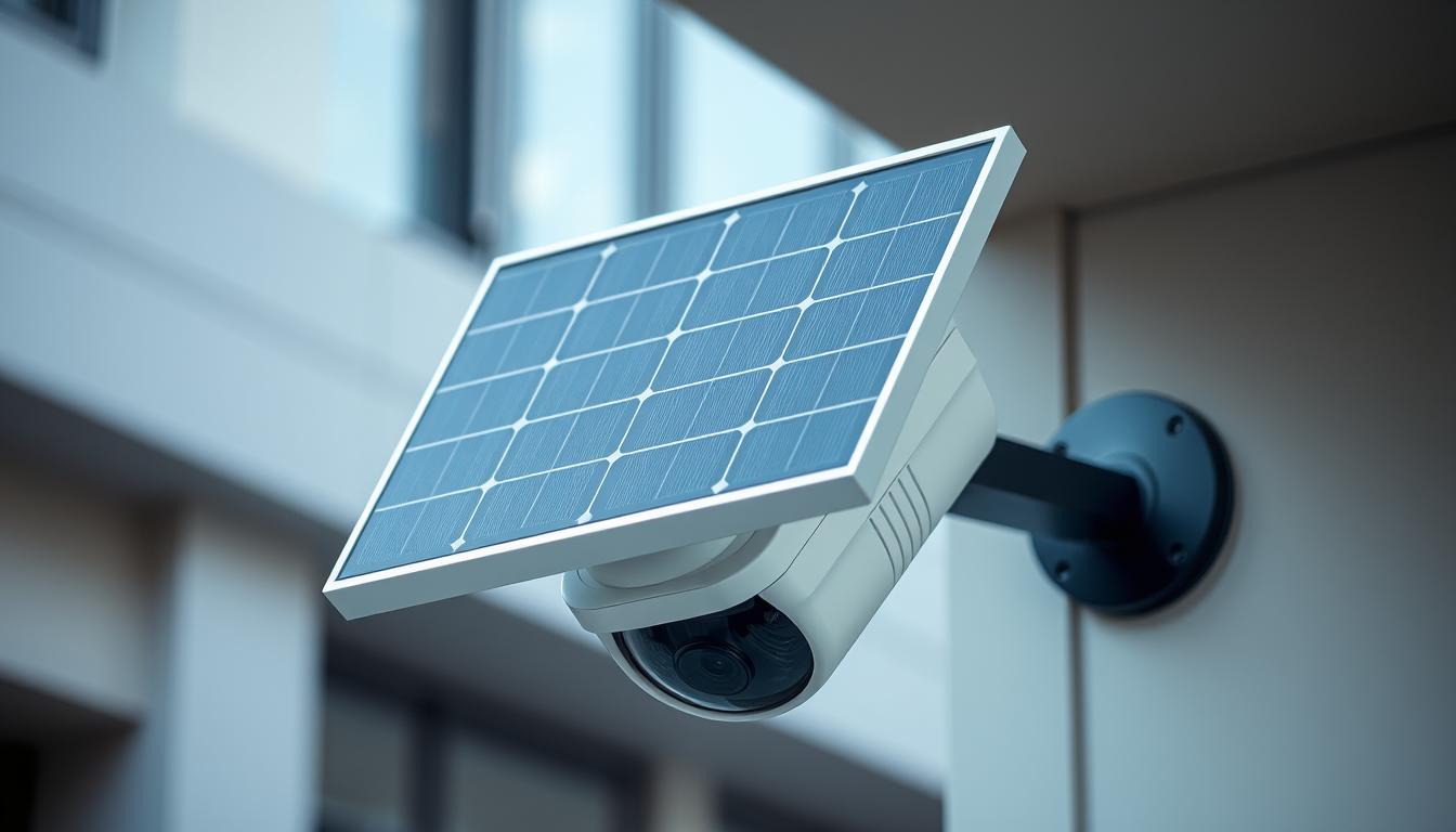 solar panel for security camera