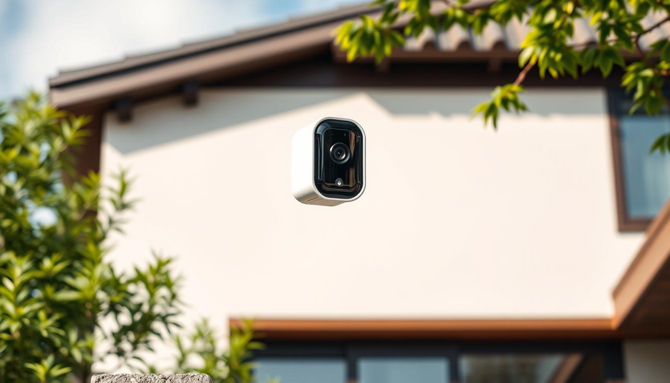 solar-powered home security camera