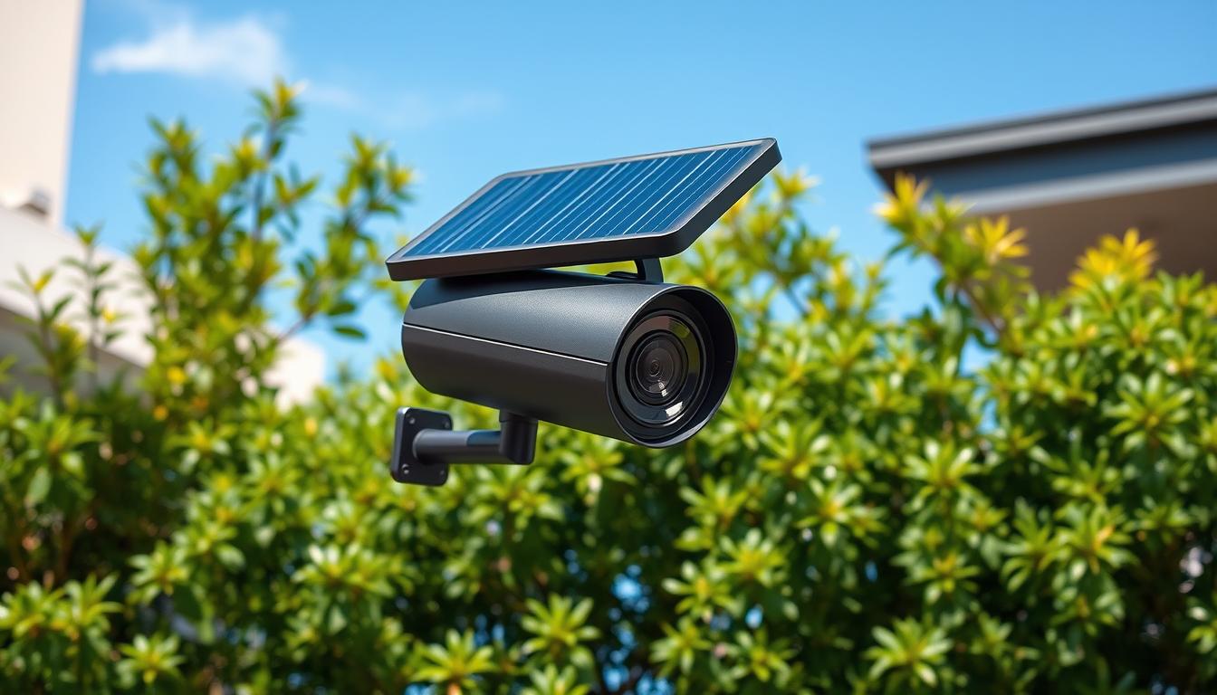 solar-powered outdoor camera