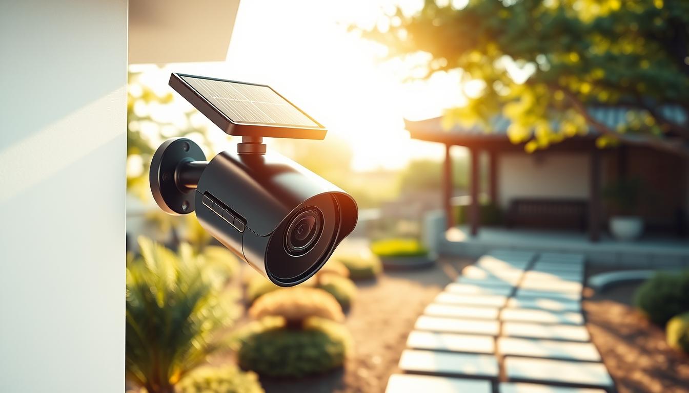 solar powered security camera