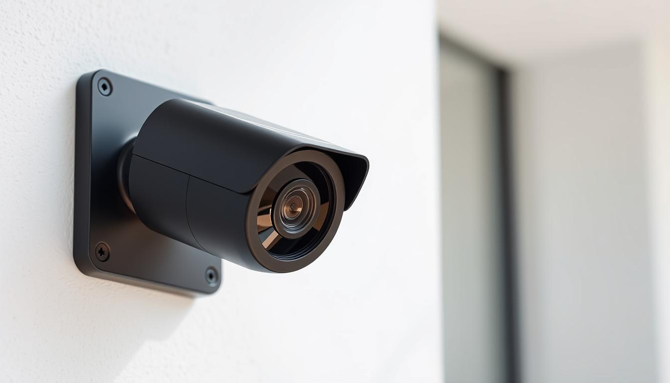 solar powered security camera with motion sensor