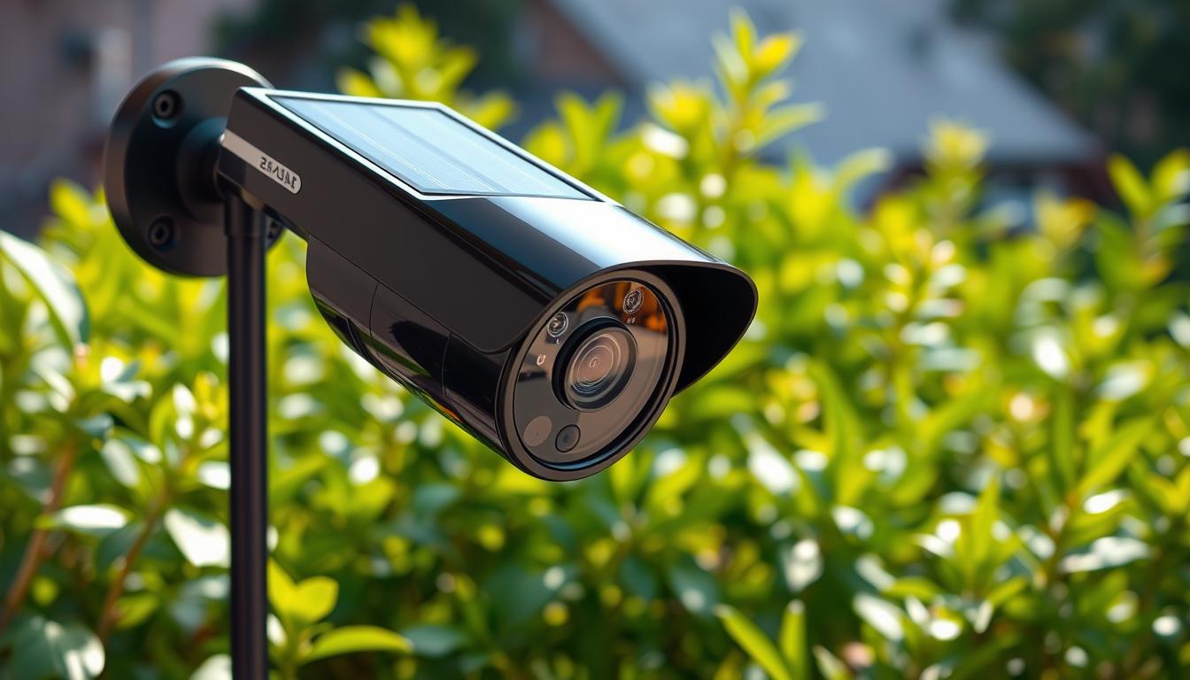 solar powered security camera