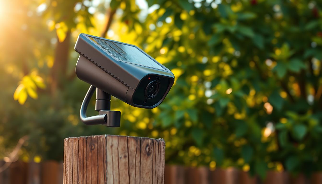 solar-powered security cameras