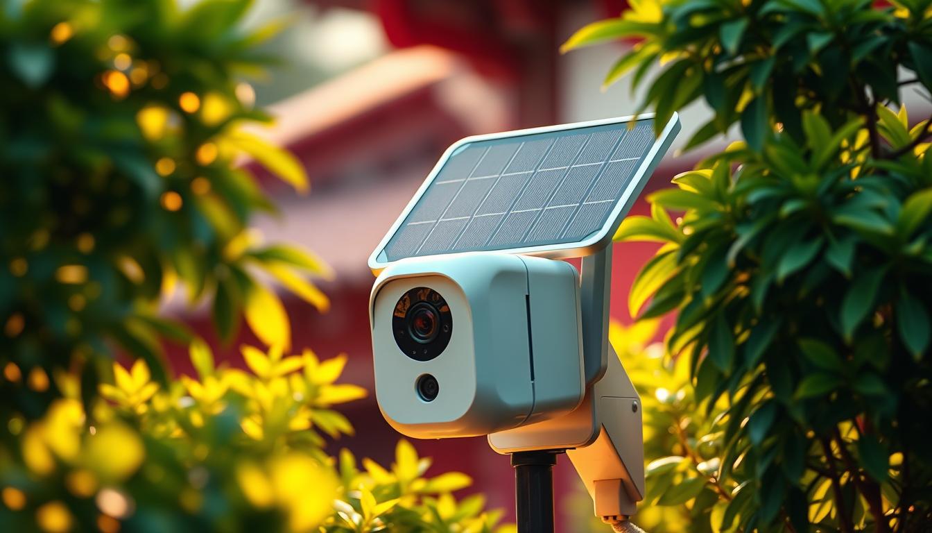 solar powered wifi security camera system
