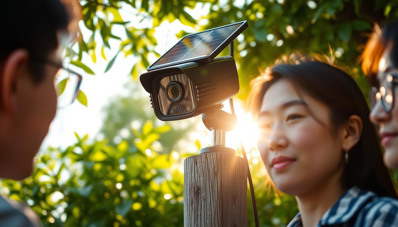 solar security camera