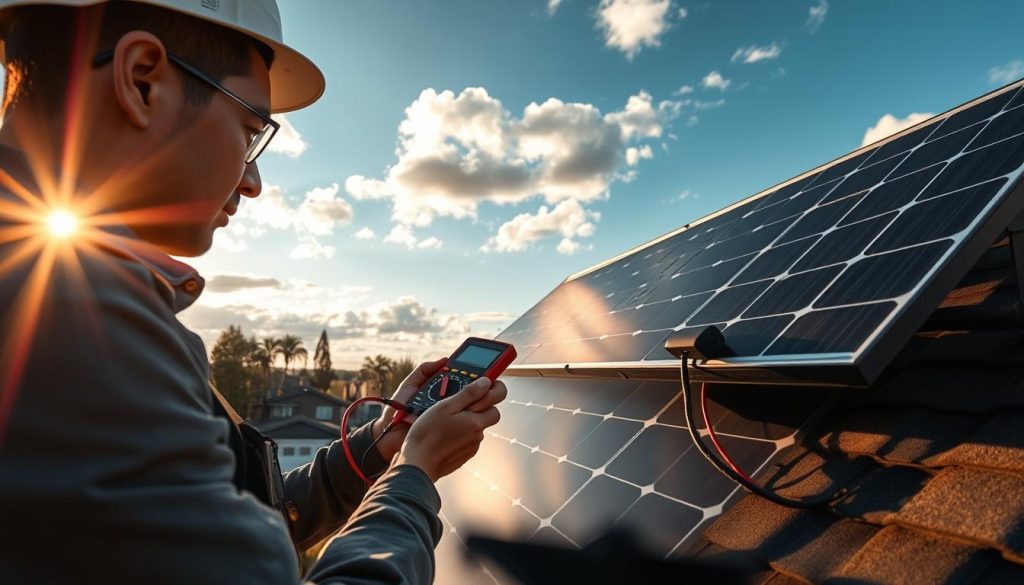solar security system maintenance