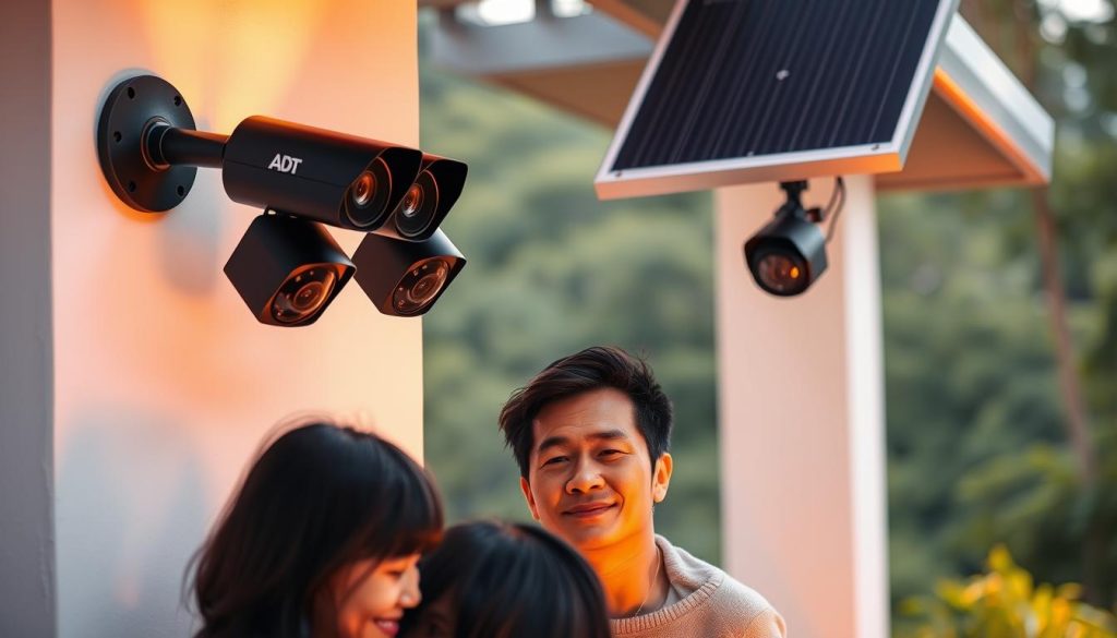 ADT solar-powered security system