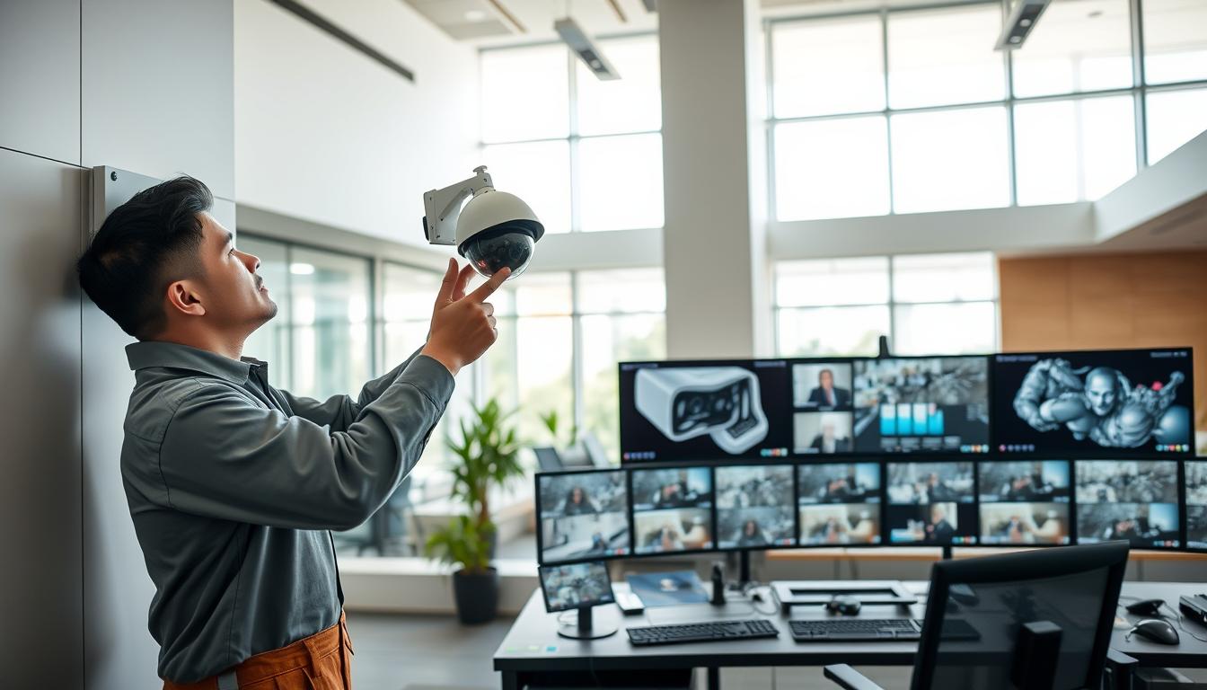 business security camera system installation