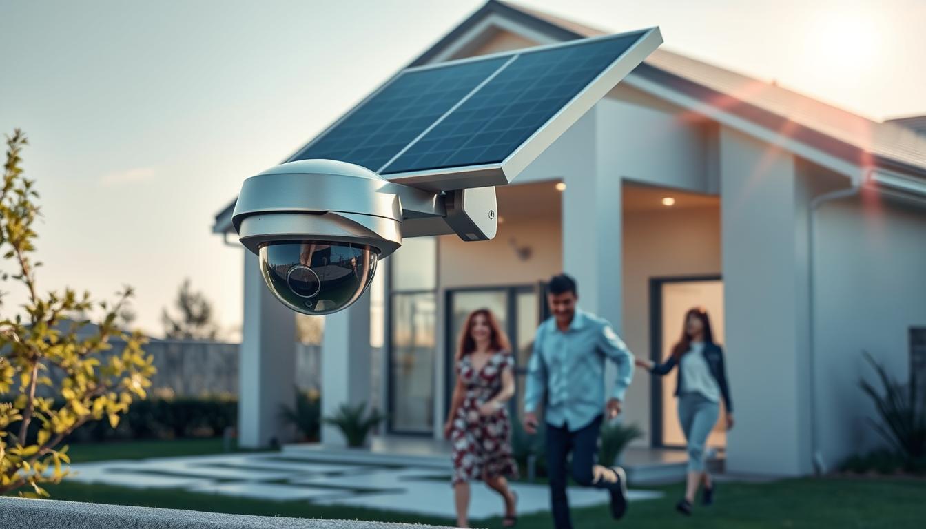 solar powered ip security camera