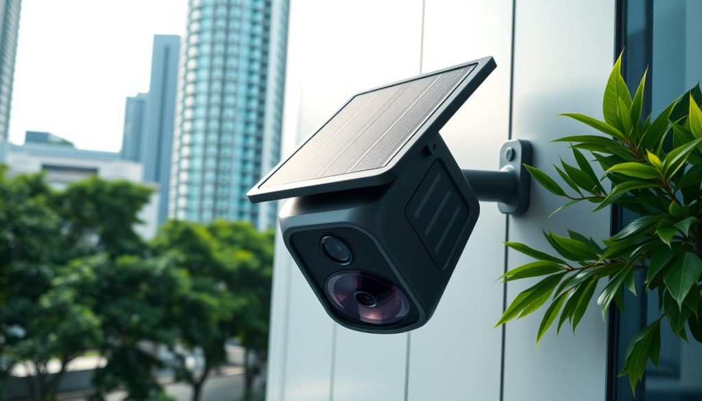 solar-powered security