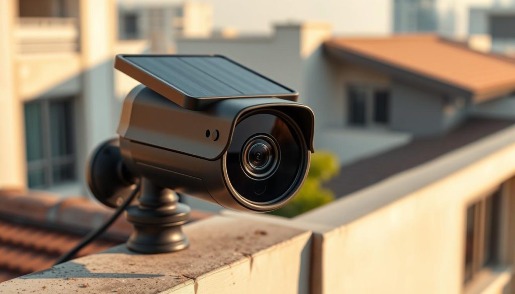 solar-powered security