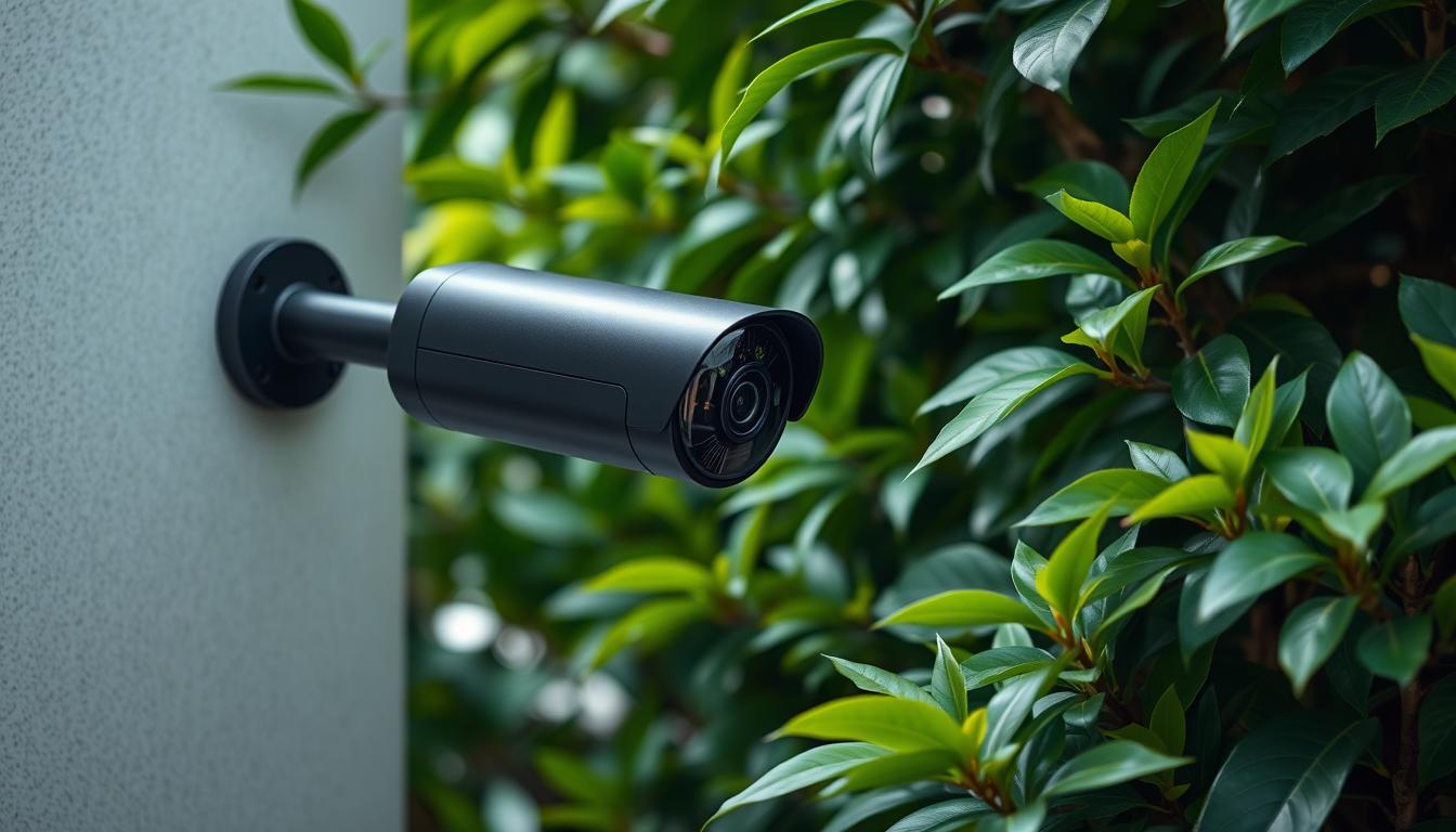 solar-powered security camera